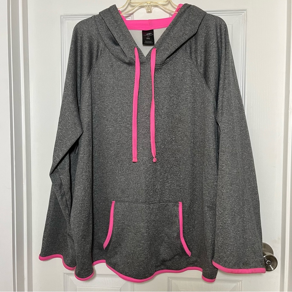 Pro Player Plus Gray and Pink Hoodie